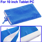 Custodia in Microfibra Morbida Azzurro 10" x Tablet, PC dimensioni 30x20,8cm