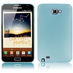 Custodia in TPU UltraSottile 0,3mm Azzurro x Samsung i9220 / Galaxy Note / N7000