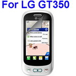 2XPellicola per LG GT350, Anti-Impronte, proteggischermo e antigraffio