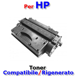 Toner CE505X - 719H - CF280X Compatibile/Rigenerato HP LaserJet P2050 / P2055 / P2055D / P2055DN
