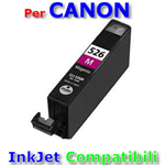 Cartuccia 4542B001 CLI-526M Magenta Compatibile Canon Pixma iP 4850 / MG5150 / MG6150 / MG8150