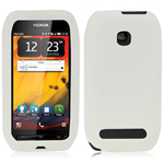 Custodia in Silicone Bianco Bulk x Nokia 603