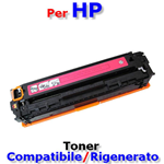 Toner CB543A - 716M - CF213A (131A) Magenta Compatibile/Rigenerato HP Color Laserjet CM 1312 MFP / CP 1210 / CP 1510