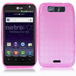 Custodia in TPU Traslucido Fucsia x LG MS 840