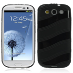 Custodia in TPU Fasce Nero x Samsung i9300 Galaxy S3 / SIII