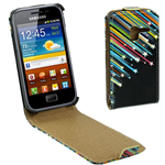 Custodia in Ecopelle Multicolor per Samsung S7500 Galaxy Ace Plus