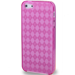 Custodia in TPU Fucsia Stile Diamanti x Apple iPhone 5