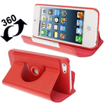 Custodia Ecopelle Rossa con Holder 360° x Apple iPhone 5