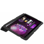 Custodia in Ecopelle Nera Smart Cover UltraSottile FEDER per Samsung Galaxy Tab 10.1