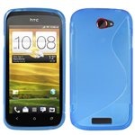 Custodia in TPU Blu S-LINE per HTC One S (Z520e)