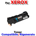 Toner 106R01594 Ciano Compatibile/Rigenerato per Xerox Phaser 6500/6500Vdn/6500Vn