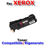 Toner 106R01595 Magenta Compatibile/Rigenerato per Xerox Phaser 6500/6500Vdn/6500Vn