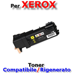 Toner 106R01596 Giallo Compatibile/Rigenerato per Xerox Phaser 6500 /6500Vdn/6500Vn