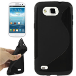 Custodia in TPU Nero S-LINE x Samsung Galaxy Premier / i9260