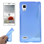 Custodia in TPU Azzurra S-Line per LG P760 / Optimus L9