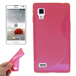 Custodia in TPU Fucsia S-Line per LG P760 / Optimus L9