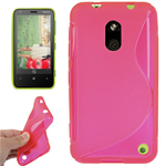 Custodia in TPU Fucsia S-LINE per Nokia Lumia 620