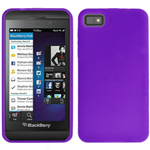 Custodia in Silicone Viola per BlackBerry Z10