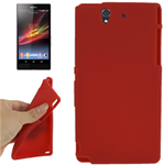 Custodia in Silicone Rosso x Sony Xperia Z / L36h