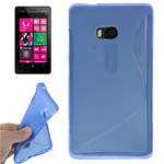 Custodia in TPU Blu S-LINE per Nokia Lumia 810