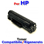 Toner CB435A CB436A CE285A CE278A Compatibile/Rigenerato per HP Laserjet P1005 / LaserJet P1006 1.5K