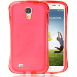 Custodia in TPU Traslucido Rosso x Samsung Galaxy S4 / i9500 / i9505