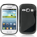 Custodia in TPU S-Line Nero per Samsung Galaxy Fame / S6810
