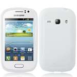 Custodia in TPU S-Line Bianco per Samsung Galaxy Fame / S6810