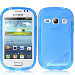Custodia in TPU S-Line Blu per Samsung Galaxy Fame / S6810