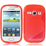Custodia in TPU S-Line Rosso per Samsung Galaxy Fame / S6810