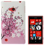 Custodia in PVC Fiori Rosa per Nokia Lumia 720