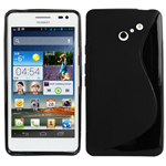Custodia in TPU Nero S-Line per Huawei Ascend D2
