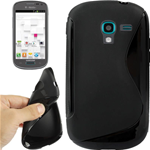 Custodia in TPU S-Line Nera per Samsung Galaxy Exhibit T599