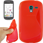 Custodia in TPU S-Line Rossa per Samsung Galaxy Exhibit T599