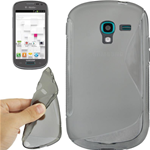 Custodia in TPU S-Line Grigio per Samsung Galaxy Exhibit T599