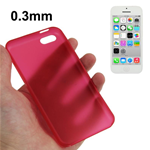 Custodia in TPU Rosso 0,3mm per Apple iPhone 5C