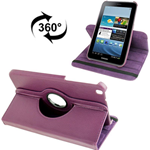 Custodia in Ecopelle Viola a 360° per Samsung Galaxy Tab 3 (8.0) / T3110 / T3100