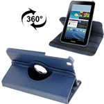 Custodia in Ecopelle Blu a 360° per Samsung Galaxy Tab 3 (8.0) / T3110 / T3100