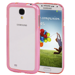 Cover/Cornice Bumper in TPU Rosa per Samsung i9505 / i9500 / Galaxy S4 / SIV