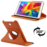 Custodia in Ecopelle Arancione con Holder e rotazione 360° per Samsung Galaxy Tab 4 (7") SM-T230