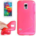 Custodia in TPU S-Line Fucsia per Samsung Galaxy S5 Mini G800F