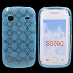 Custodia in TPU Bulk BabyBlue/Azzurro x Samsung S5660 Galaxy Gio