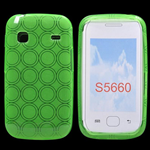 Custodia in TPU Bulk Green/Verde per Samsung S5660 Galaxy Gio