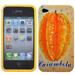 Custodia in TPU Fruit 13 Mix Bulk x Apple iPhone 4