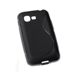 Custodia in TPU Nero S-LINE x Samsung S5222 Star III Duos