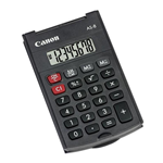 Calcolatrice ecologica portatile a 8 cifre, dotata di custodia rigida AS-8 Canon