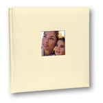 Foto Album Fotografico Con Velina Foto da Incollare Cotton Crema 20 Fogli 24x24 cm