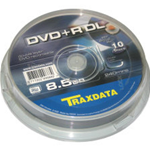 10 DVD+R DL 8x 240min 8,5Gb Traxdata Dual Layer