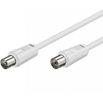 Cavo Antenna TV M/F 5 metri bianco